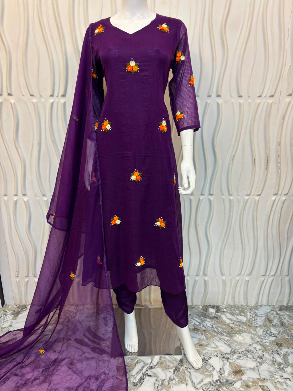 Plum Floral set