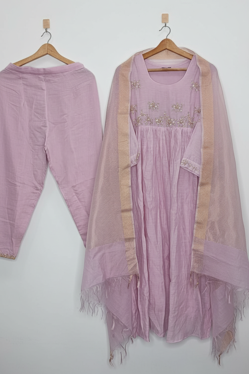 Pink Elegance in Every Thread.