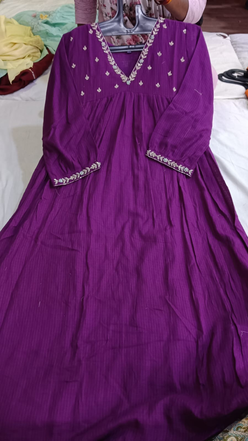 Royal Purple Kota frock