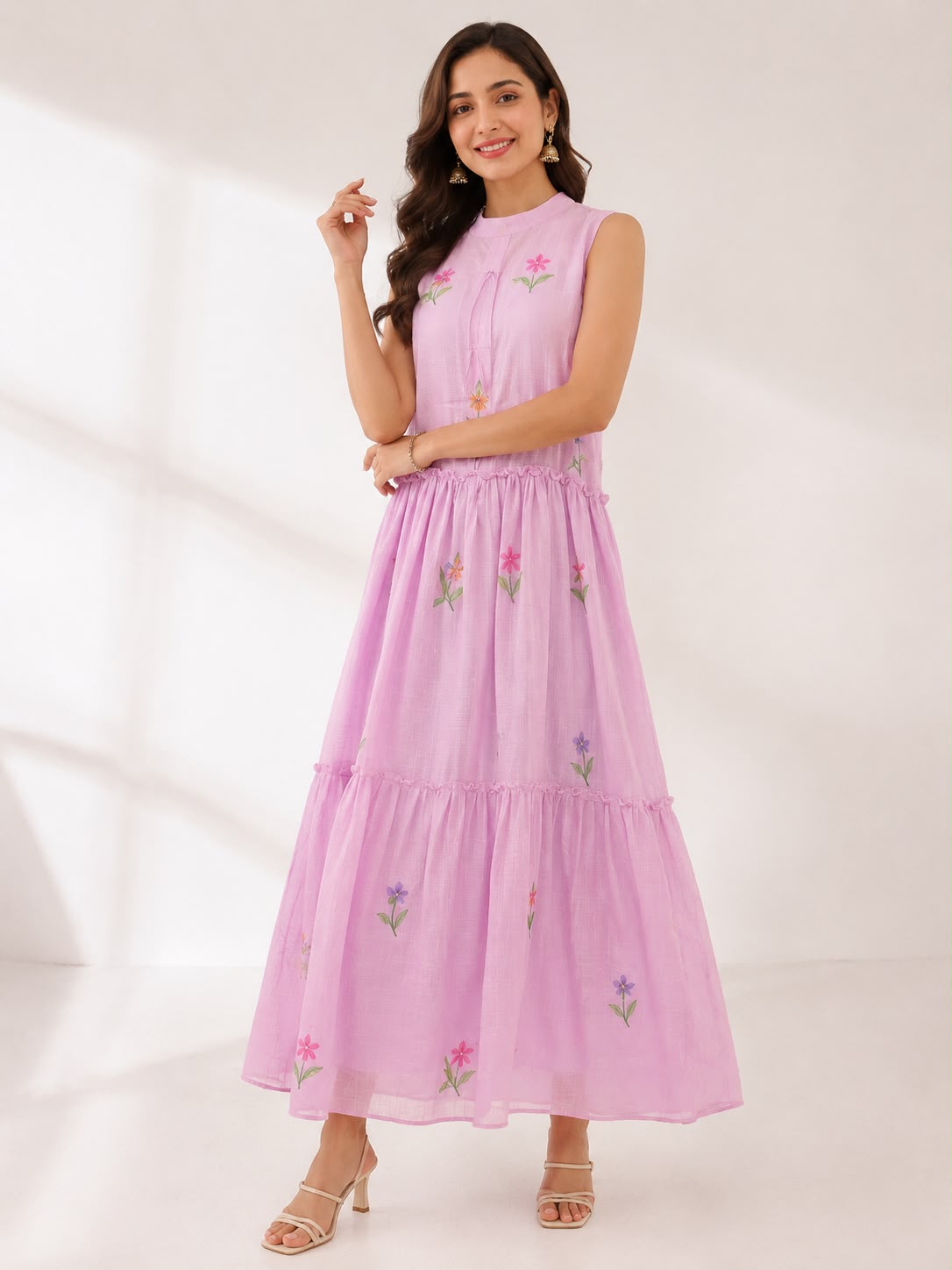 Sleeveless Kota Frock
