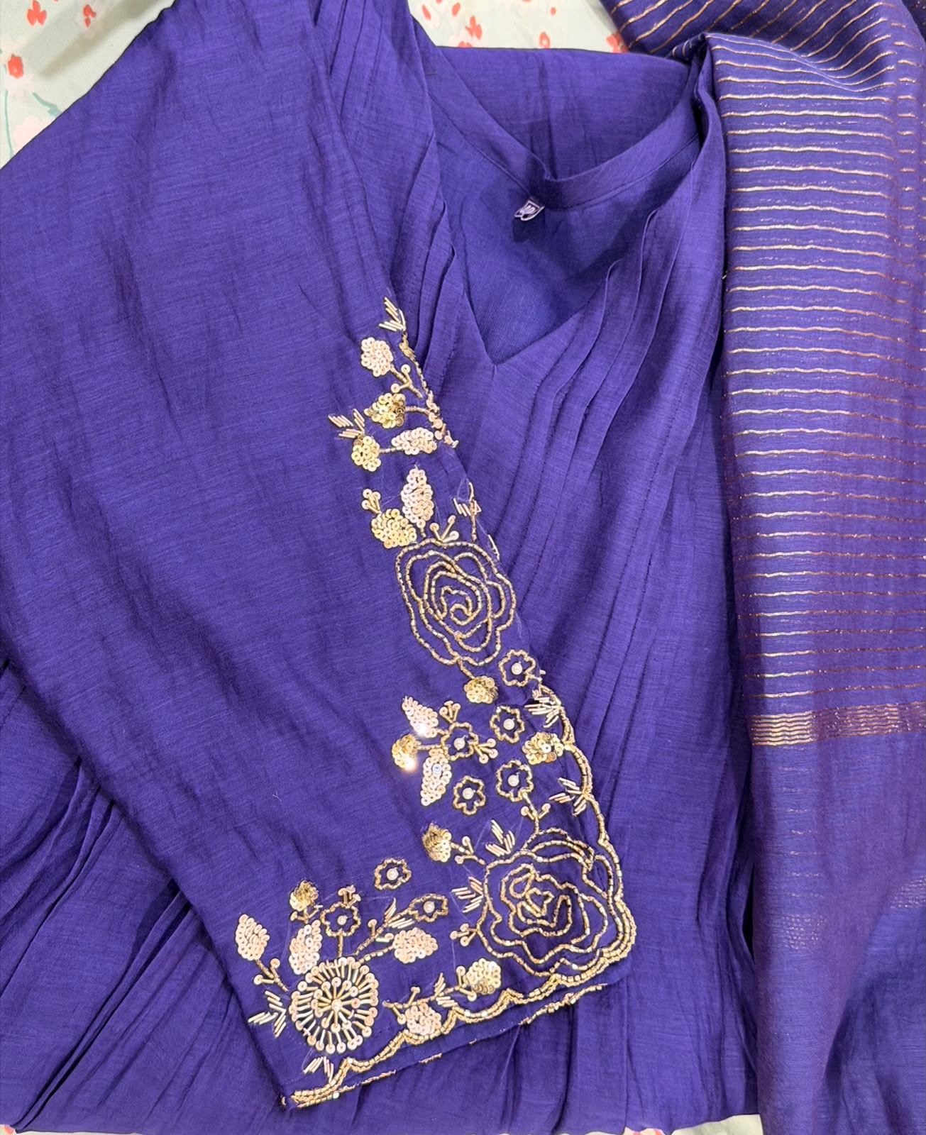 Royal Mul Chanderi Dress