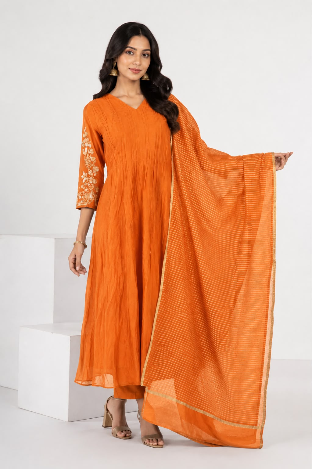Royal Mul Chanderi Dress